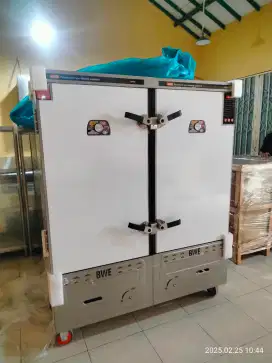 Gas rice steamer 24 tray bwe