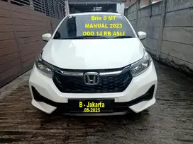 Honda Brio 1.2 S MT Manual 2023 Putih Odo 14Rb Velg HSR Racing