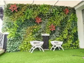 dekorasi taman dinding vartical garden