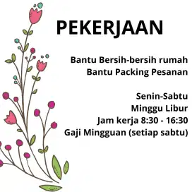 Cari Tenaga Serabutan Perempuan