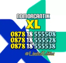 (bisa COD) Nomor Cantik Kartu XL HOKI Kuarted 5555 #08 28 38