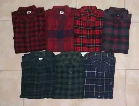 Flannel uniqlo stok terbatas