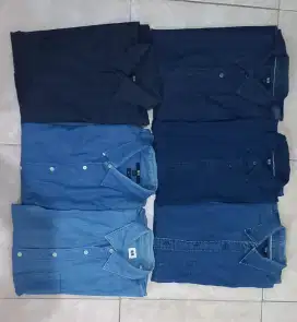 Kemeja jeans uniqlo stok terbatas