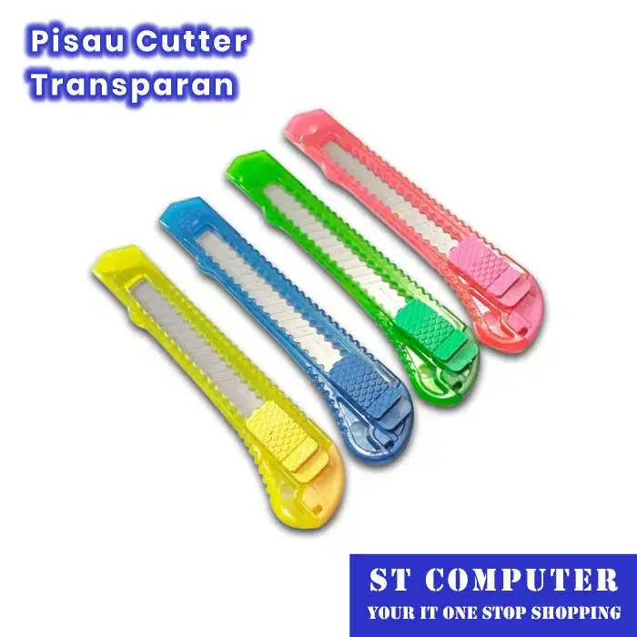 Pisau Cutter Transparan