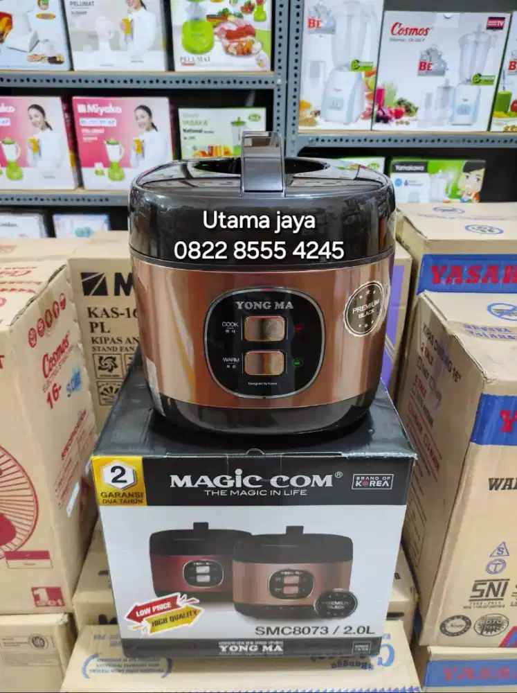 MAGIC COM YONGMA SMC-8073 KAPASITAS 2L (BARU DAN BERGARANSI 2TH)