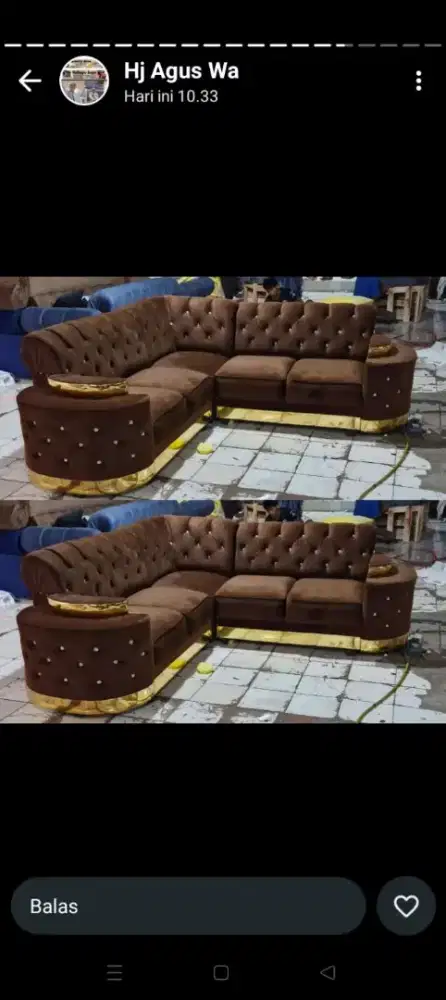 sofa Sudut bandros
