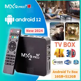 Stb Android TV Box set top box tv digital MXQ Pro 4k 5g Hdmi