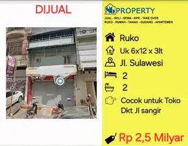Ruko jl sulawesi area china town dekat jl irian , sangir