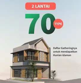 Rumah 2 Lantai Mustika Jaya, 6KM LRT Bekasi Timur  | Double Carport