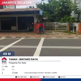Dijual  Tanah Bintaro Raya Jakarta Selatant