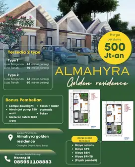 rumah ready dp 0℅ angsuran 3jt an