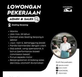 Admin dan Sales