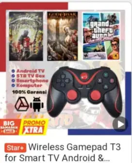 Stik game di TV, hp, dll