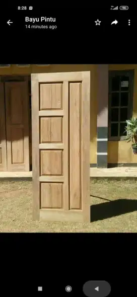 Pintu kayu jati mahoni