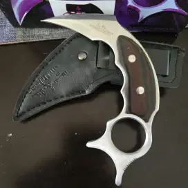 obral pisau hidden claw II impor edisi model 002 wood