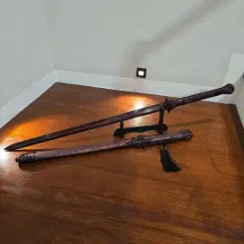 pedang baja Bloody red hunter chinese sword