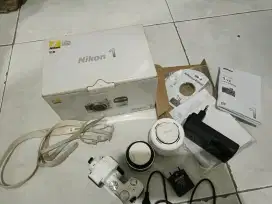 NIKON 1 V2 KIT 10-30 DAN 30-110 LIKENEW FULSETBOX
