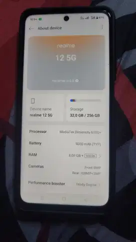 Realme 12 5G 8GB 256GB Mulus Fulset Garansi Resmi Realme Indonesia