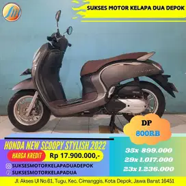 HONDA NEW SCOOPY STYLISH 2022 CASH/KREDIT/TUKAR TAMBAH