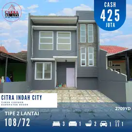 2709.Rumah 2 Lantai Murah 108/72 Citra Indah City Jonggol