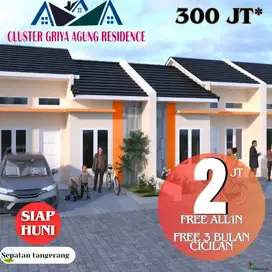 Rumah baru bayar 2 juta griya agung residence sepatan