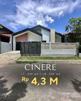 Rumah Bergaya Modern Jepang Furnished  Dlm Komplek di Cinere Depok