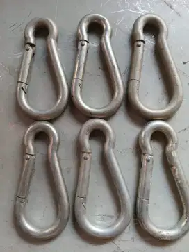 Klaim tali safety belt, dia. 8 mm x 10 cm