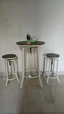 Set meja kursi 2 dudukan