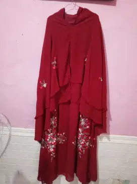 PL gamis maroon