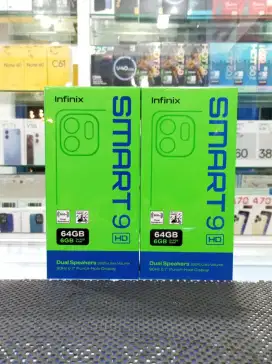 BARU...INFINIX SMART 9 HD RAM 6/64 SEGEL/GARANSI RESMI.