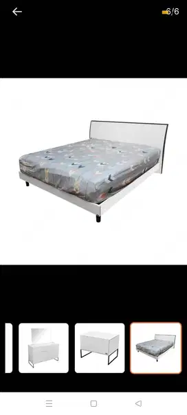Tempat tidur set Dipan Informa 180 x 200