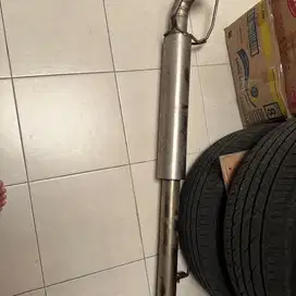 Muffler gansing drag V2 reborn 2gd like new pakai 2 bulan saja PnP