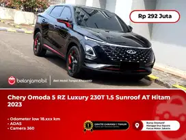 [ LOW KM ] Chery Omoda 5 RZ Luxury 230T 1.5 Sunroof AT Hitam 2023/2024