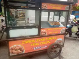 Gerobak tahu krispi