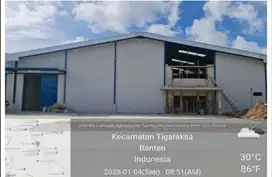 Gudang Millenium Cikupa disewakan