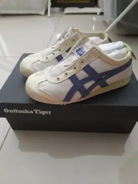 Jual onitsuka tiger untuk anak tanpa tali, sangat bagus ukuran K10 US