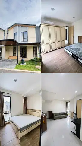 Disewakan rumah cantik 2 lantai fully furnished Suvarna Sutera P Kemis