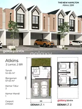 JUAL RUMAH BARU SCANDINAVIAN 2 & 3 BR PANTAI MENTARI