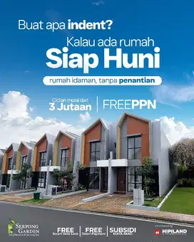 Rumah 2 lantai dipinggiran BSD