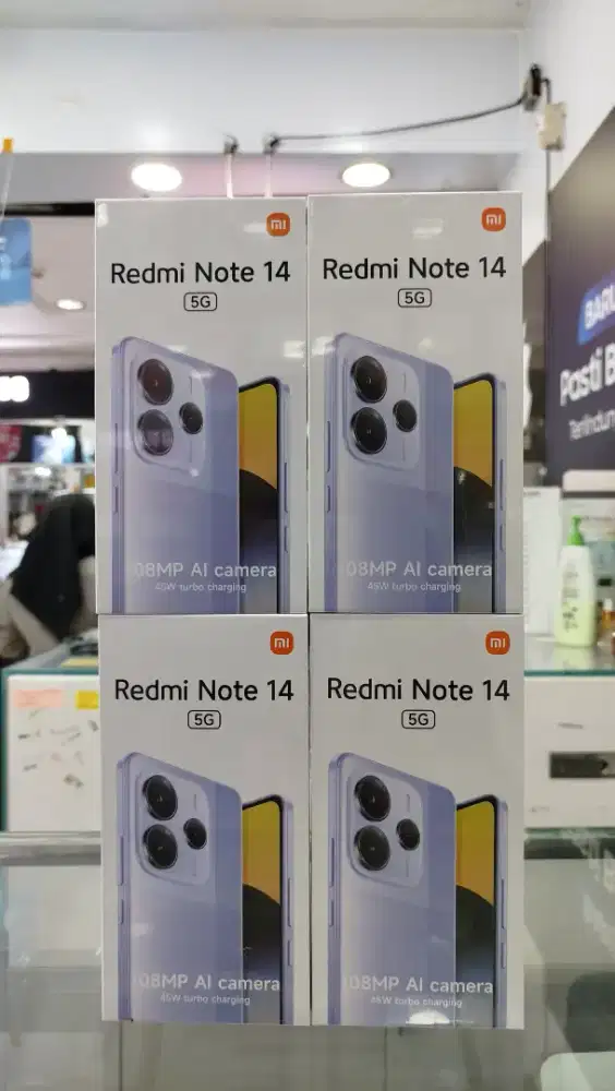 REDMI NOTE 14 5G (BARU)
Gratis anti gores dan case