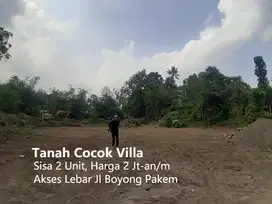 Tanah Murah Cocok Villa, Dekat Ledoksambi