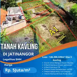 Tanah Kavling Jatinangor Sudah SHM 5 Menit Ke UNPAD/ITB