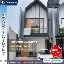 Rumah Scandinavian Rooftop & Kolam Renang Pribadi – Jagakarsa,
