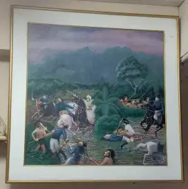 Lukisan antik raja raja mataram dan diponegoro