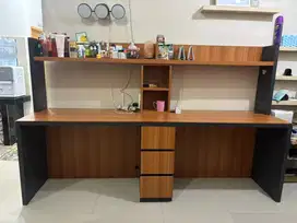 Meja Kantor 2 seat lebar meja belajar second kantor