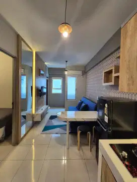 Apartemen Puncak Kertajaya Furnish 2BR Bagus Baru Mewah Elegan