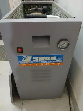 Kompressor swan 1 hp oiless dan peredam like new