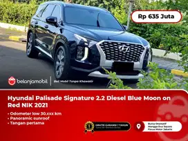 [ LOW KM ] Hyundai Palisade Signature 2.2 Diesel Blue Moon 2021/2022