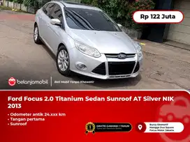 [ KM ANTIK 24RB ] Ford Focus 2.0 Titanium Sedan AT Silver 2013/2014