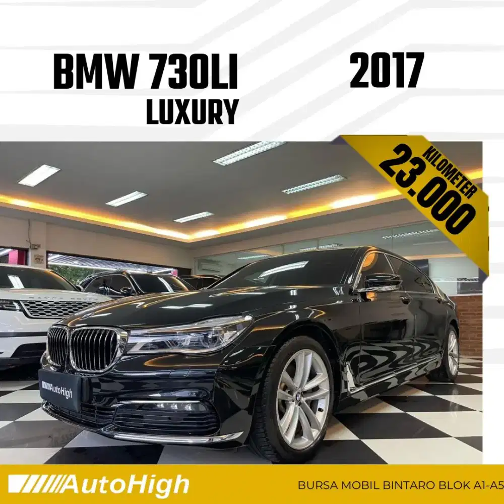 DP10% [Km23.000] 730Li Luxury 2017 Black / 730i Reg 2019 #AUTOHIGH